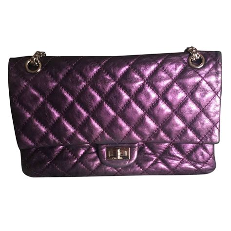 sac a main chanel femme violet|chanel sac boutique.